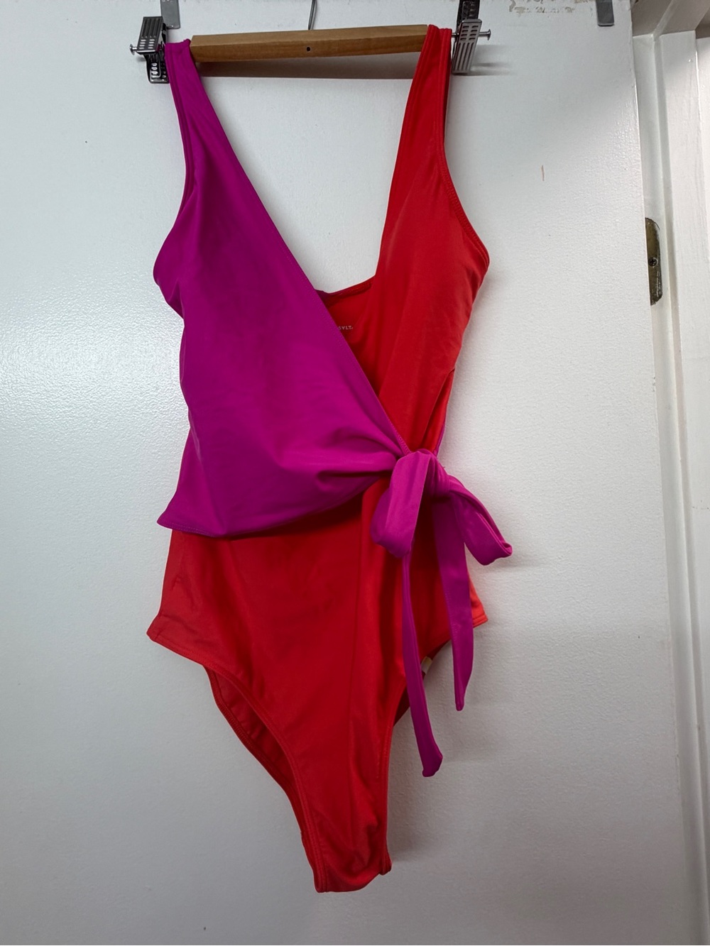 Summersalt Perfect Wrap 4lt Wrap-Tie One-Piece Swimsuit